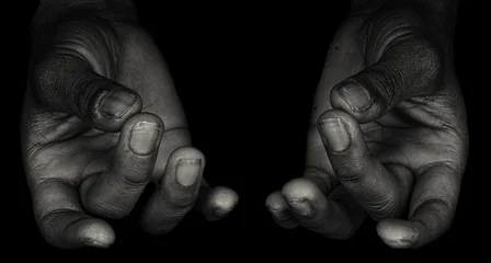 Man fingers Yoga Mudra in Salt Lake City, UT | Santosh Yoga Institute