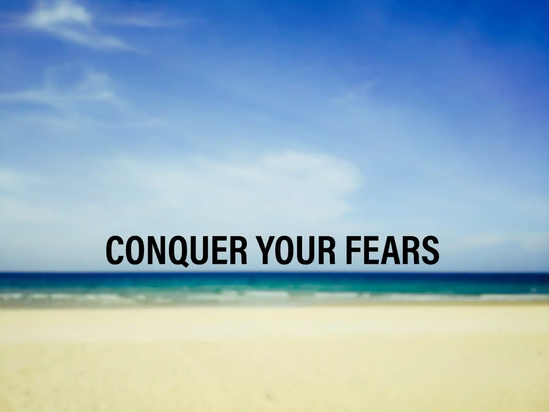 Conquer Your Fears text in Salt Lake City, UT | Santosh Yoga Institute in Salt Lake City, UT | Santosh Yoga Institute