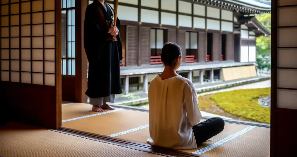 Female doing Trataka Meditation exercise in Salt Lake City, UT | Santosh Yoga Institute